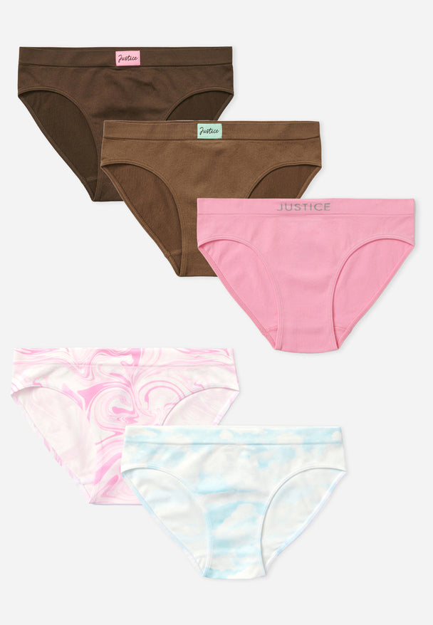 Jessica Simpson Girls Underwear, 10 Pack Kids Panties, Sizes 4-12 Hipster  Briefs, Juniors