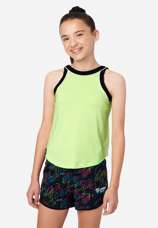 Justice Girls Dance and Gymnastics Tank Top with Built In Bra