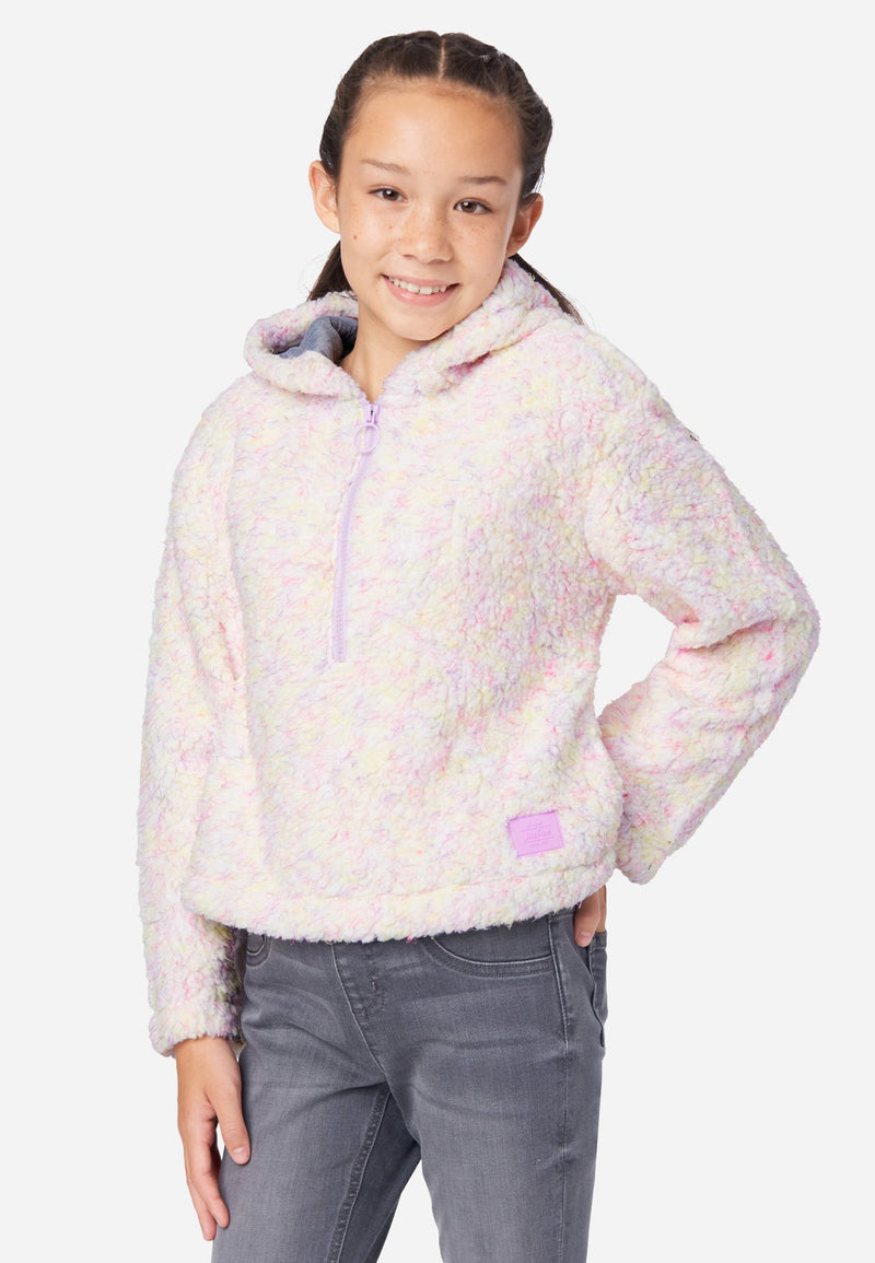 Kid's Hot Pink Faux Fur Every-Day Zip Jacket